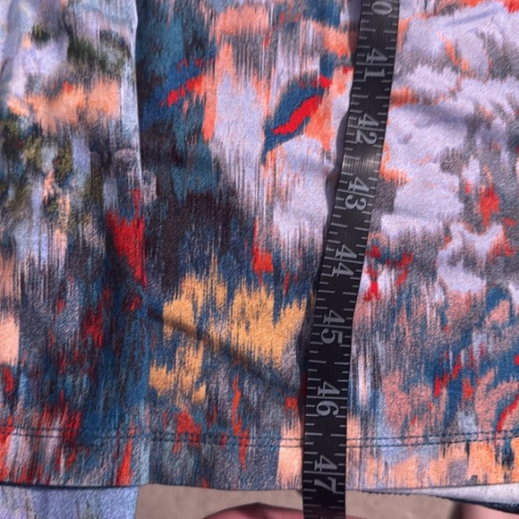 Soft Surroundings Multi Color Abstract Floral Mixed Print Dress Size Small P - Picture 9 of 9